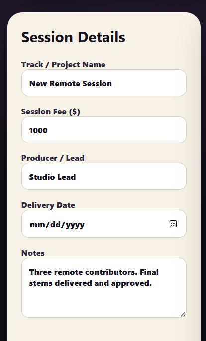 Session Splitter Studio